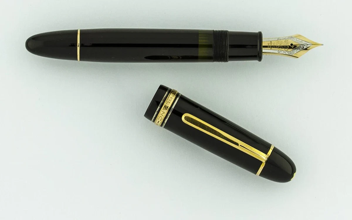 Montblanc 149 Celluloid Silver Rings Vintage Fountain Pen