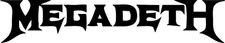 Megadeth VINYL DECAL heavy metal, guitar, car, window, laptop, music, megadeath