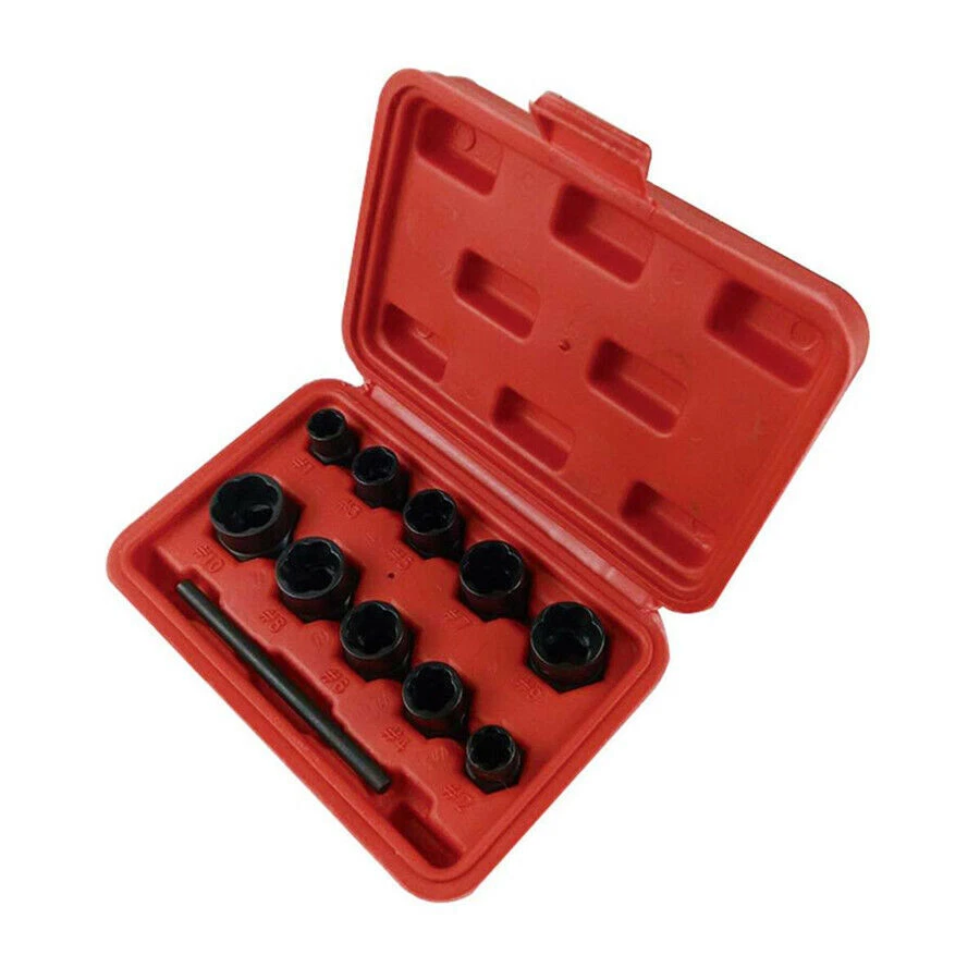 Pro. Damaged Nut Bolt Remover Wheel Nuts/ Bolts/Studs Removal Extractor Tool Kit - Image 2 of 4