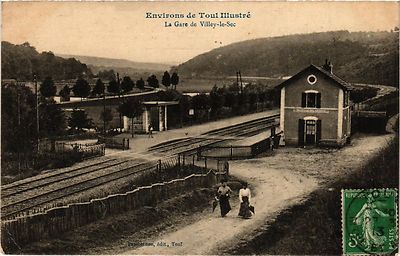 CPA AK VILLEY-le-SEC - ca. von TOUL - La Gare (386523)
