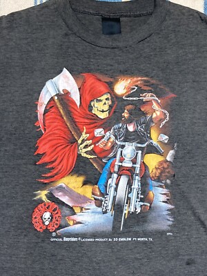 Harley Davidson t shirt 3d emblem easyriders invitational 1989