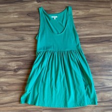Silence + Noise Tank Dress Womens S Urban Outfitters Green Sleeveless Green Boho