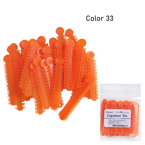 1040 piezas/paquete de ortodoncia dental para frenillos bandas elásticas de goma ligaduras - Imagen 43 de 56