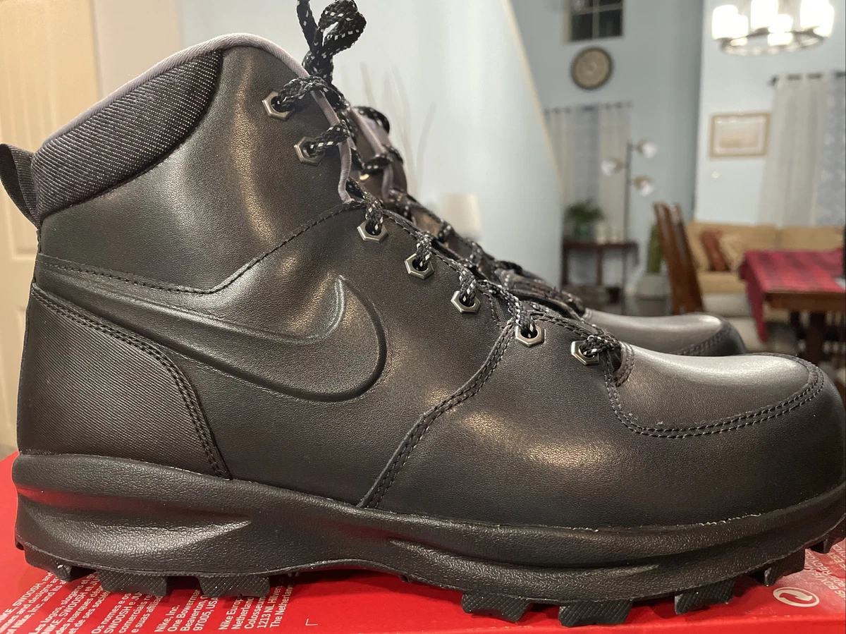 Albany Afleiding Robijn Nike Manoa Leather SE Boots Black Gunsmoke DC8892 001 Men&#039;s Sz.11.5  nolid | eBay