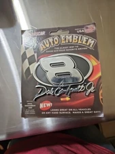 Dale Earnhardt Jr Auto Emblem #8 NASCAR Metallic Silver USA ProMark 2002