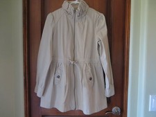 Women's Kaki Color Cotton Jacket By Will Smith Sz Med Nwot