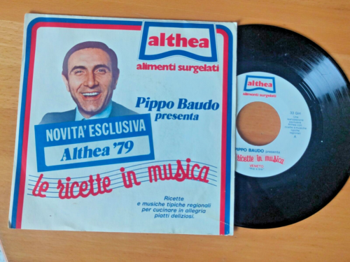 33 rpm PIPPO BAUDO Le recipes in music vinyl record (Althea 79 exclusive) - Picture 1 of 2