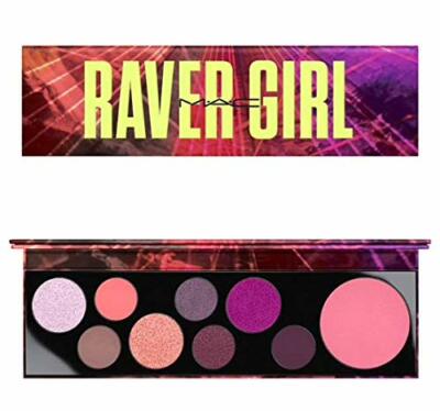 MAC RAVER GIRL PALETTE - EYE SHADOW X 8 + HIGHLIGHTING POWDER