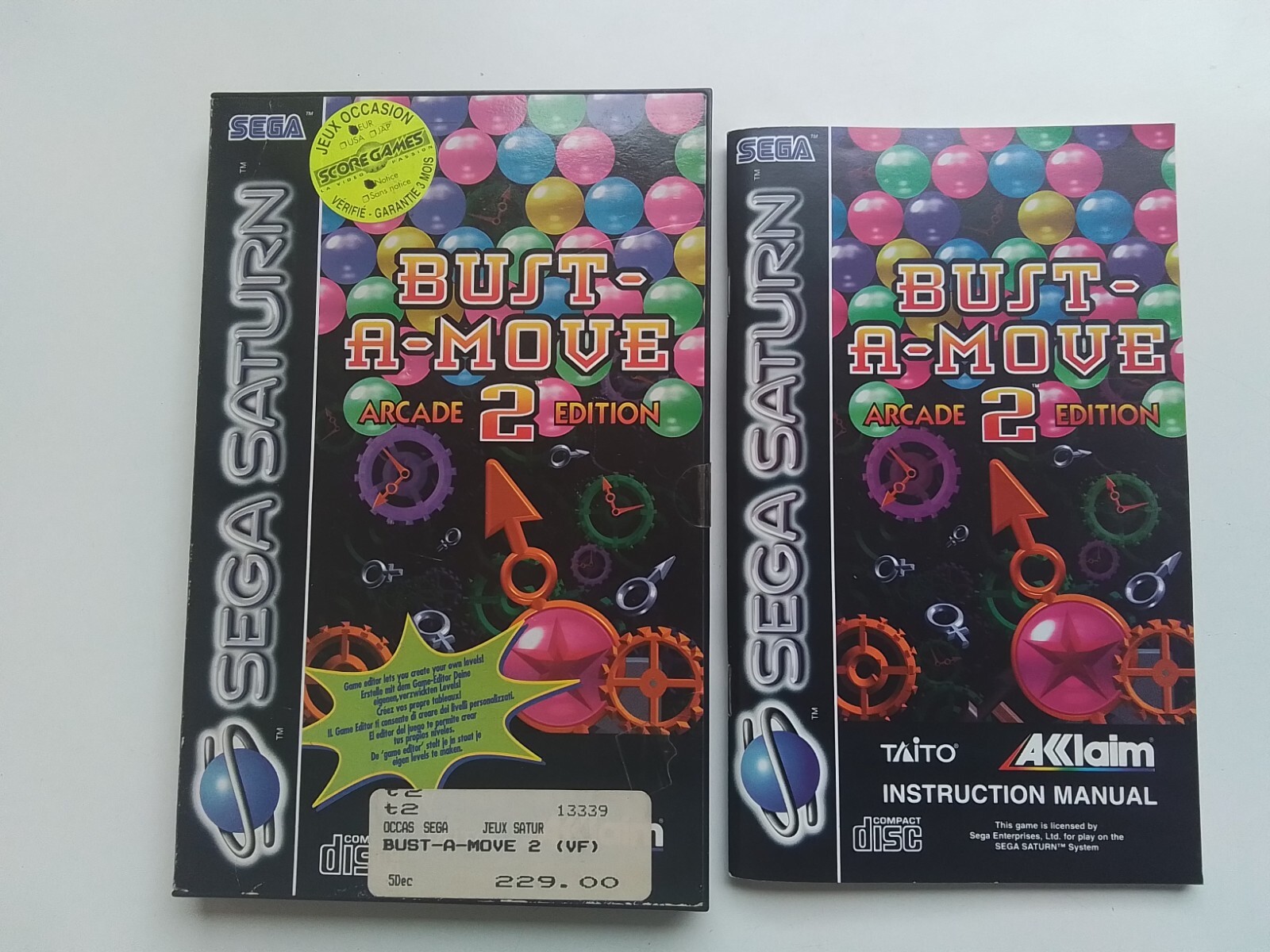 Bust a Move 2 Arcade Edition Complet sur SEGA Saturn !!!!
