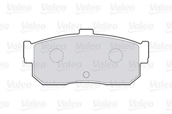 Kit plaquettes de frein Valeo 301668 pour frein à disque de voiture berline et citadine