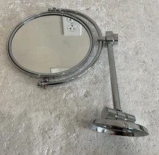 Shaving Mirror Double Sided Wall Mounted  Allied Brass WM-5 2X N11