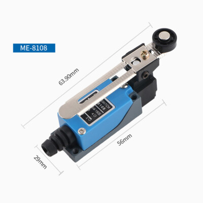 ME-8108 Momentary Travel Switch Limit Switch Roller Lever Arm AC