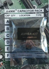 Professional Capacitor Pack for Amiga 4000 A4000 Recapping New Amiga Kit 12655