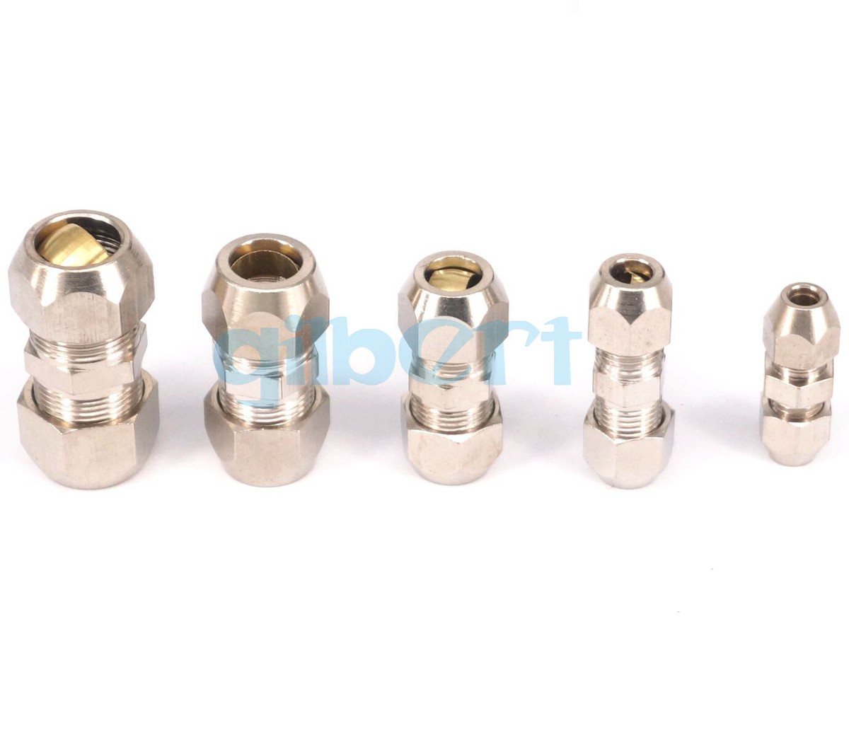 2pcs Fit Tube O/D 12mm Equal Nikel Plated Brass Ferrule Pneumatic 2pcs Fit Tube O/D 4mm Equal Nikel Plated Brass Ferrule Pneumatic A Pm 4mm 6mm - Foto 7