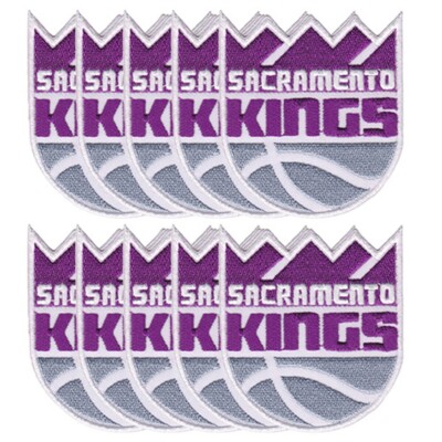 10 pcs Sacramento Kings Basketball Logo Size 2.6