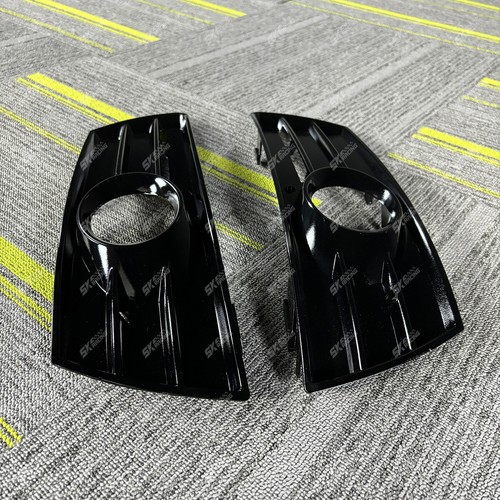For Volkswagen CC 2009-2012 Gloss Black Front Bumper Upper Grille Trim Fog Light - Picture 22 of 41