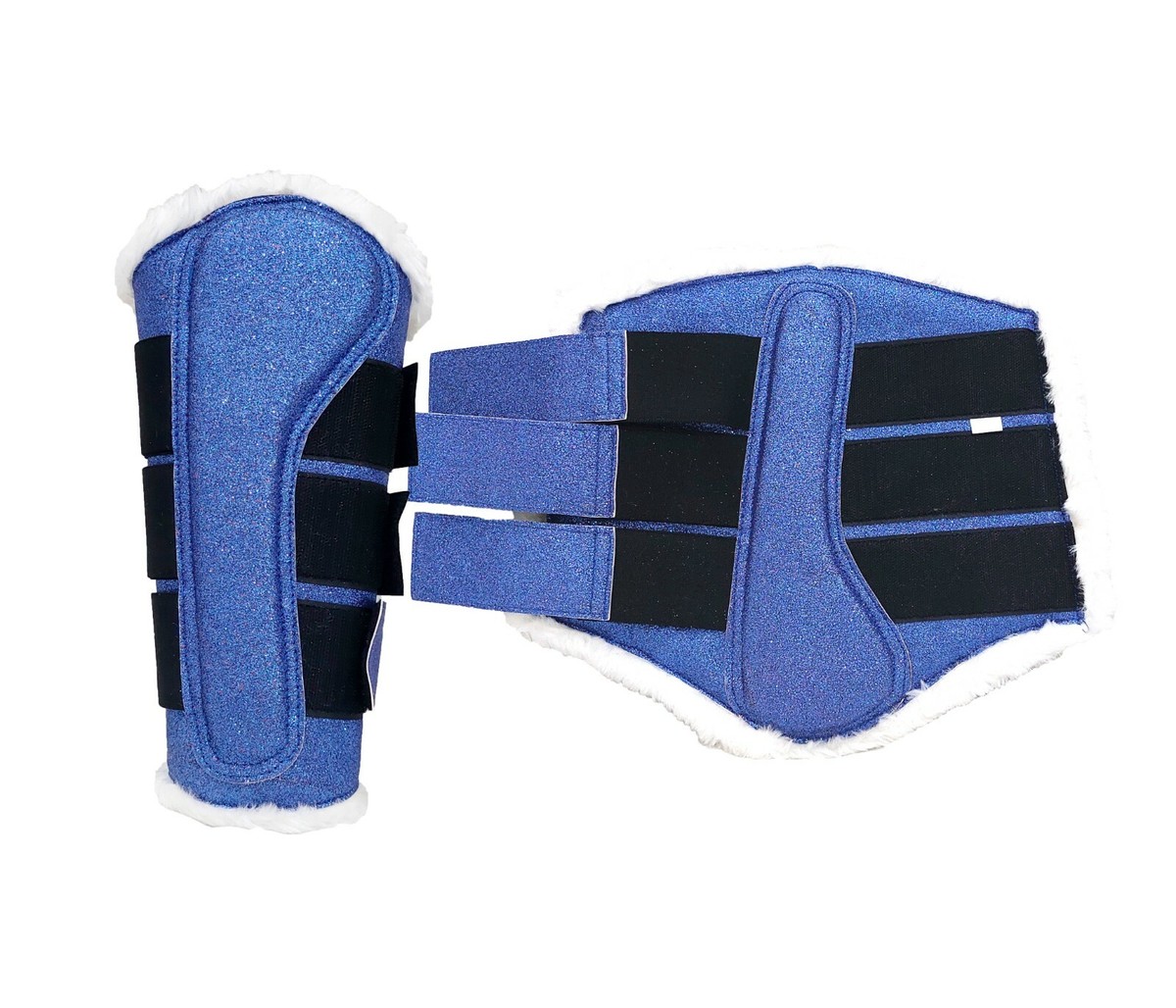 Lot De 3 Bottes Cheval Sur Mesure - Tapis De Selle, Guêtres, Protège-tendons - Coton Matelassé EV