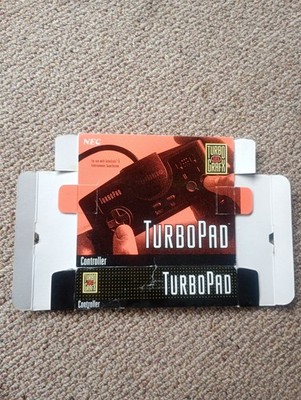 Turbografx Turbo Grafx 16 Turbo Pad Turbopad controller BOX ONLY