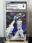 Front of 2025 Bowman Chrome - Adios Shohei Ohtani #AD-17