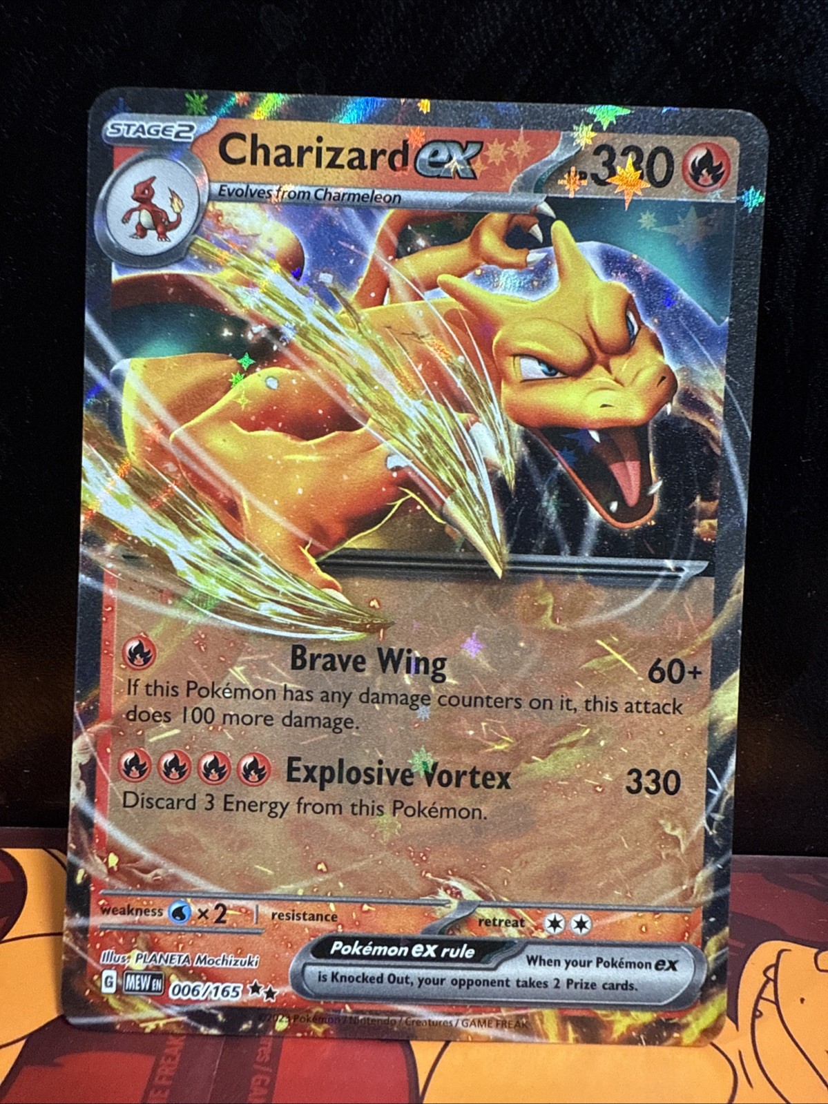 Charizard ex 006/165 Sv: Scarlet & Violet 151 Holo Lp