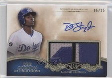 2012 Topps Tier One Top Shelf Relics Dual 6/25 Dee Gordon #TSDAR-DG Auto 0aa