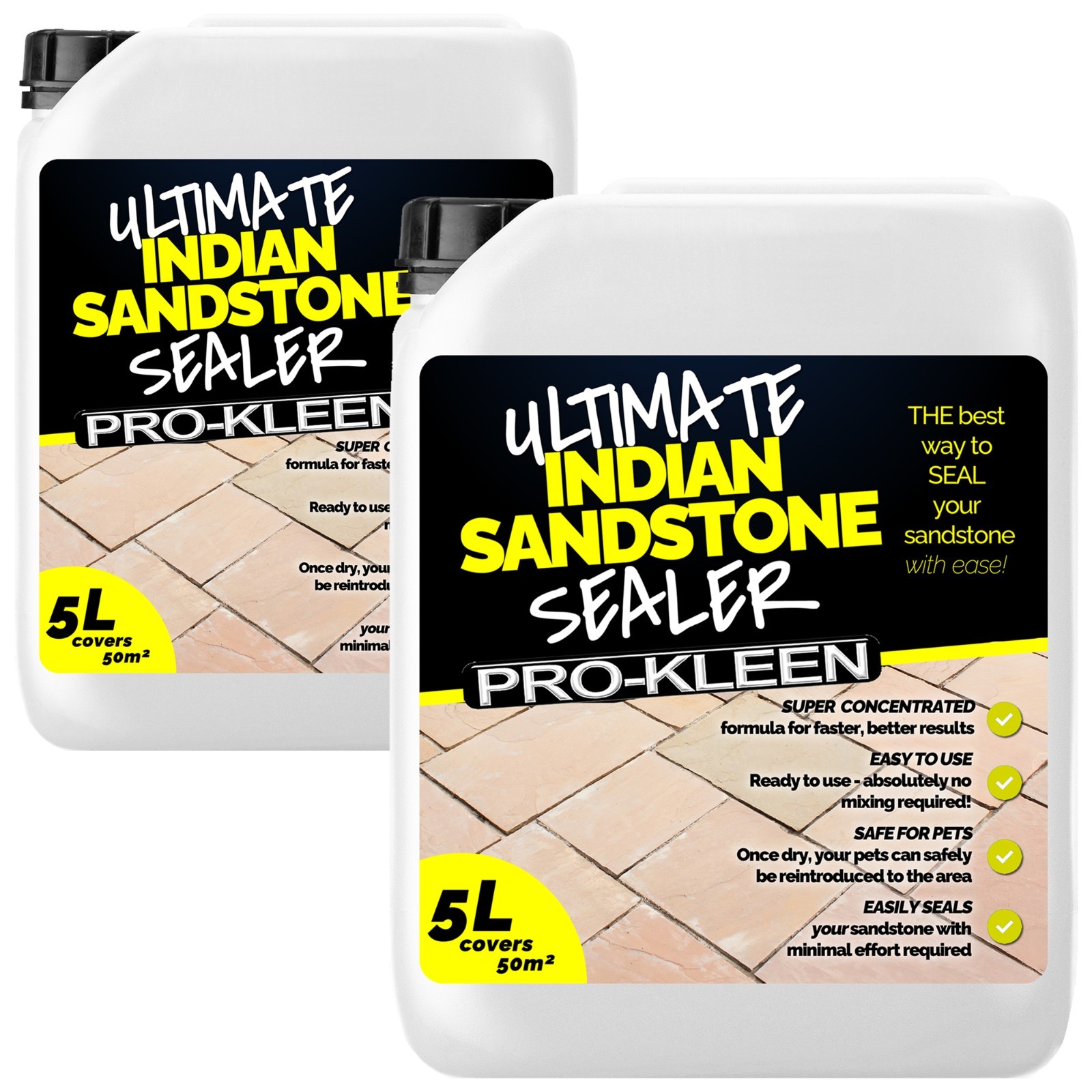 ProKleen Indian Sandstone Sealer Drive Way Paths Concrete Slabs Patio 10L