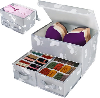 Sock Underwear Drawer Divider - Closet Organizers and Dresser Organizer Wardrobe
