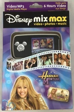 New Disney Hannah Montana Mix Max MP3/WMA Media Player Video Photos Music Sealed