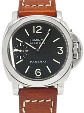 PANERAI Luminor Marina 44mm PAM00001 44mm Black Dial Stainless Box Card #T157