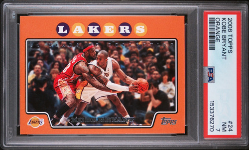 Kobe Bryant [Orange] 2008 Topps card