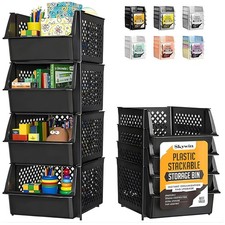 Open Front Organizer Bins for Pantry, Kitchen
