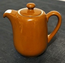 Vinatge German 'Schonwald 42' Miniature  Brown Milk Creamer Pitcher 4" Tall