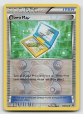Pokemon Town Map 150/162 BREAKthrough Reverse Holo LP