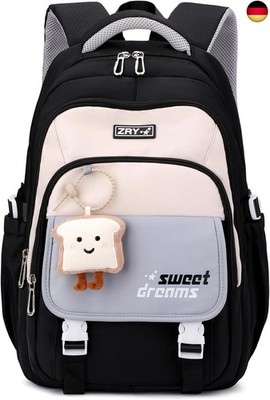 Schulrucksack Teenager - 36L Schulranzen für Mädchen 3. - 5. Klasse, Großer Ruck