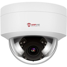 Anpviz 4MP Outdoor POE IP Dome Camera 2.8mm Built-in Microphone,Onvif,IP66