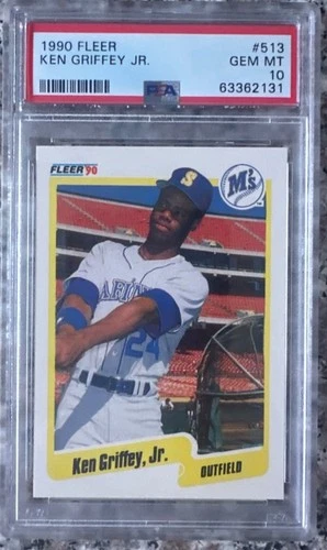 1990 Fleer #513 Ken Griffey Jr. Baseball Card PSA 10