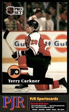 Terry Carkner 1991-92 Pro Set French #173 Philadelphia Flyers