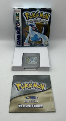 Pokemon Silberne Version Nintendo Gameboy PAL UK Original Komplett mit Handbuch OVP