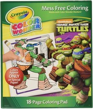 Crayola Color Wonder Coloring Pad, Teenage Mutant Ninja Turtles