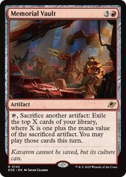 Memorial Vault #145 Foil Edge of Eternities MTG Rare