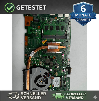 Asus VivoBook F55Q Motherboard Mainboard AMD A10-9620P X555QG RAM 4GB