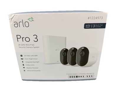 Arlo Pro 3 3X CAMERA SYSTEM 1224973 VMS4340P-1CCNAS SECURITY SYSTEM