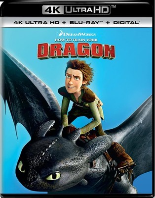 How to Train Your Dragon 4K UHD Blu-ray Jay Baruchel NEW