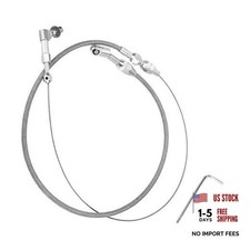 24 Throttle Cable Kit Stainless Steel Automotive Engine Throttle Gas Cable 24 Throttle Cable Kit Stainless Steel Automotive Engine Throttle Gas Cable