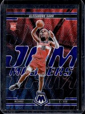 2024-25 Panini Mosaic Alexandre Sarr Jam Masters RC Blue Seismic Mosaic #/149