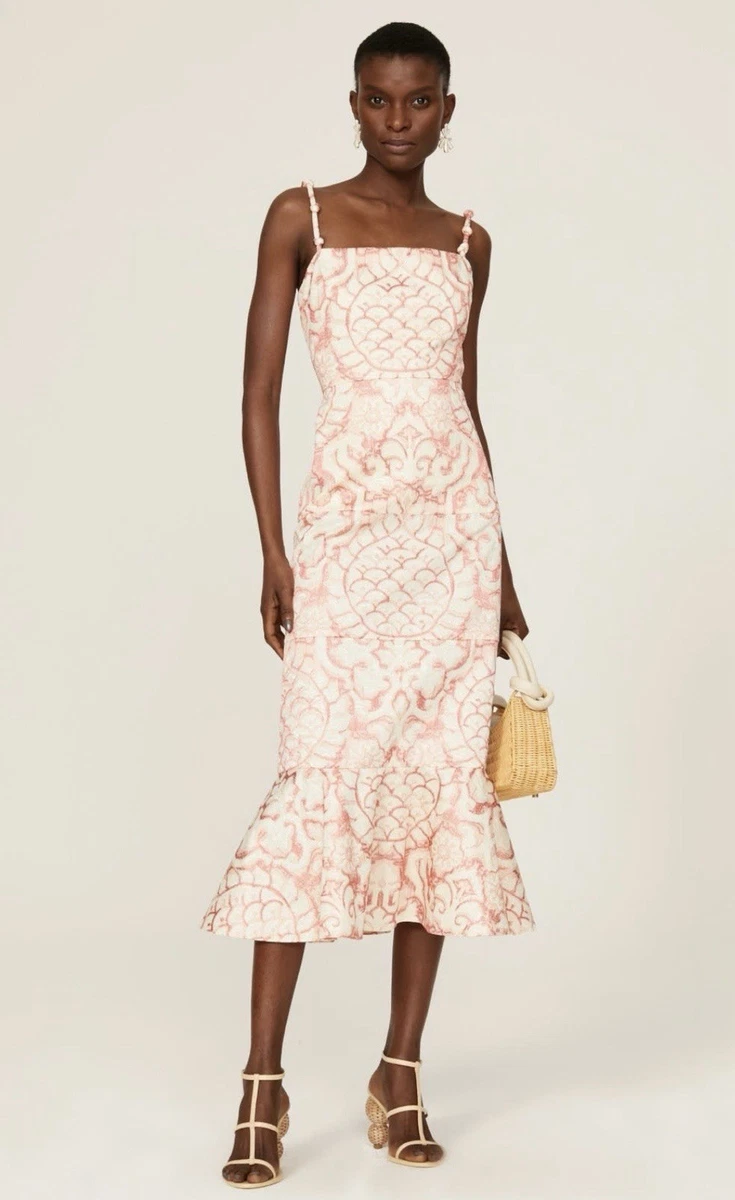 alexis a line dress ALEXIS Wesley Dress / Chartreuse
