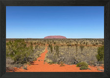 Uluru Ayers Rock Outback Australia  Framed Wall Art Poster Canvas Print Picture