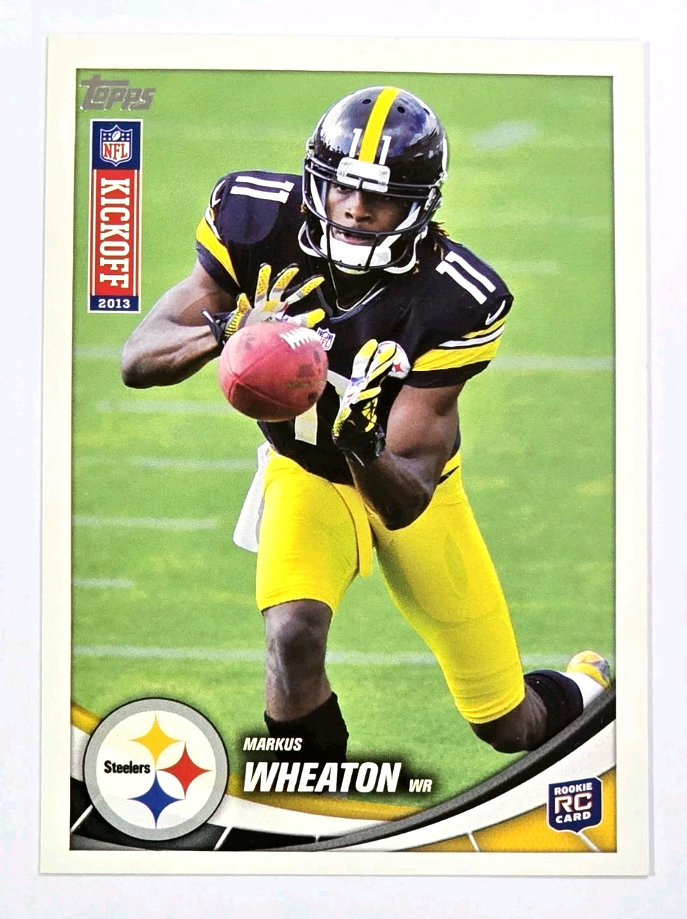 2013 Topps Kickoff Markus Wheaton Rookie Pittsburgh Steelers RC #33