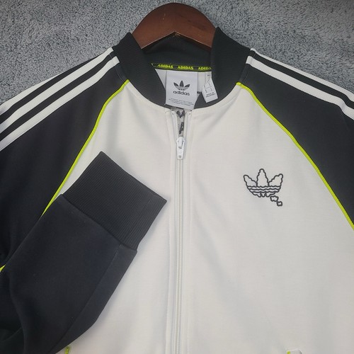 Vintage Adidas Track Jacket Men’s Small All Day I Dream About Sneakers 3 Stripes - Image 1