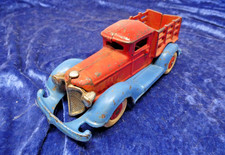 VTG A.C. WILLIAMS CAST IRON TAKE APART MACK STAKE TRUCK. ORIGINAL. SUPER NICE!